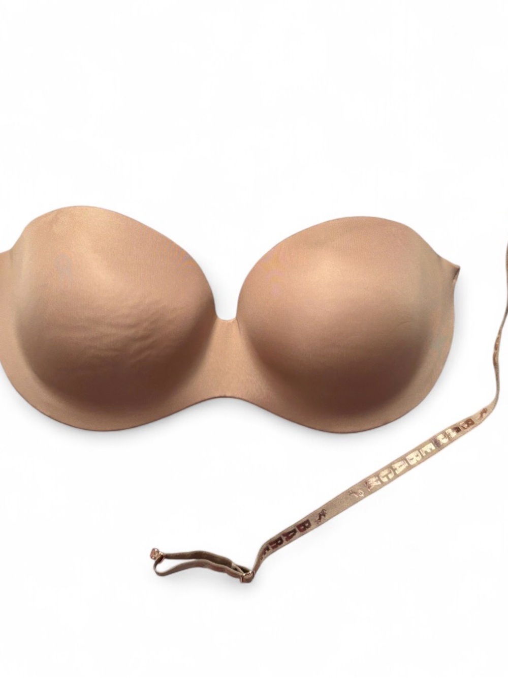 Bareback Strapless Convertible Bra Nude Size 36C